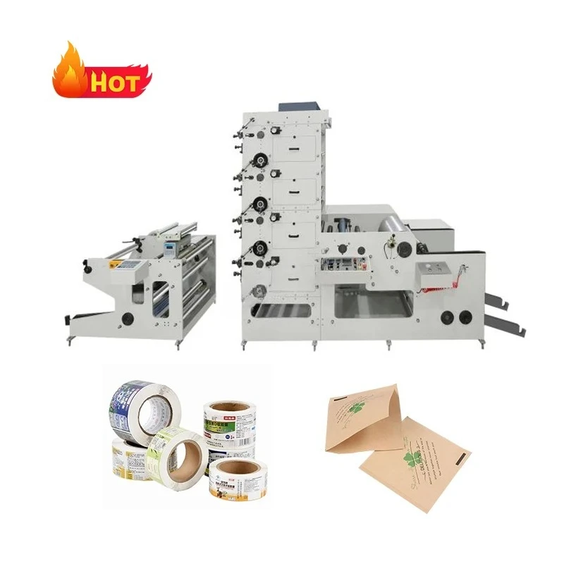 YG Customized Automatic Four-Color Flexographic Printing Machine High-Speed Flexo Press With Eco-Friendly Water-Based Ink 850 Fl