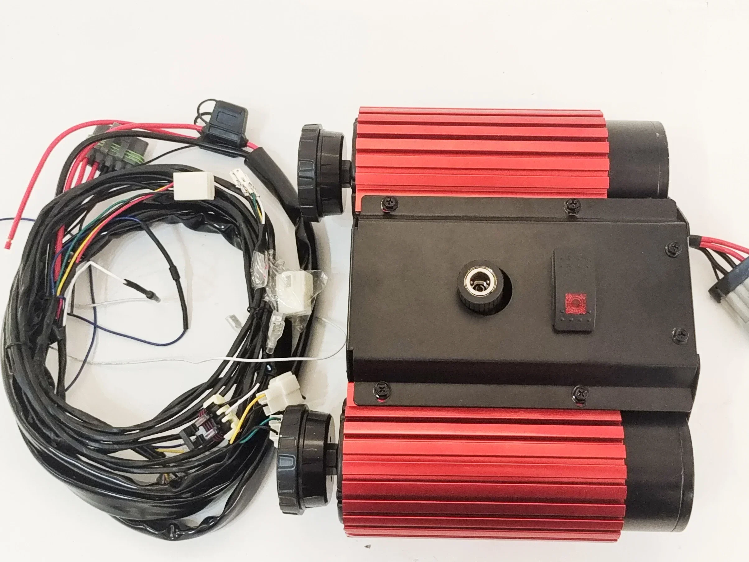 new Multi-Purpose 12v Tank Truck Compressor red 300psi tyre pressure pump For Off-Road Car air compressor With wire harness