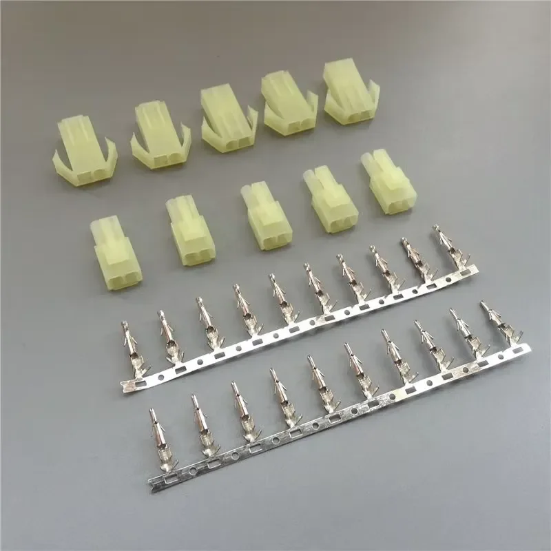 Mini Tamiya Style Connector Plugs Male Female Plug with Nickle Pins For RC Hobby Car Boat Plane Lipo Battery