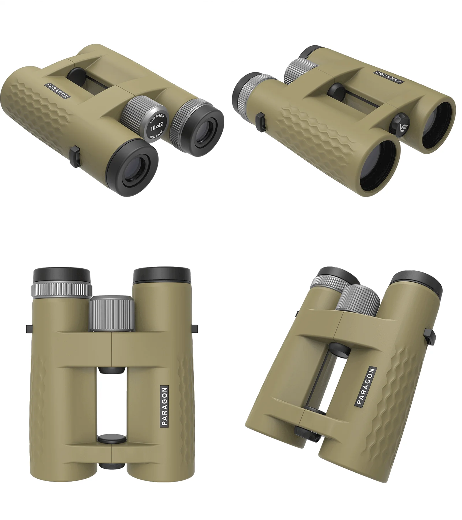 Paragon 10X42 HD-Fernglas FMC dielektrisch beschichtet IP67 wasserdicht mit Stickstoff gefülltem Dachprisma für Vogelbeobachtung, Wandern und Jagd – Detail 8