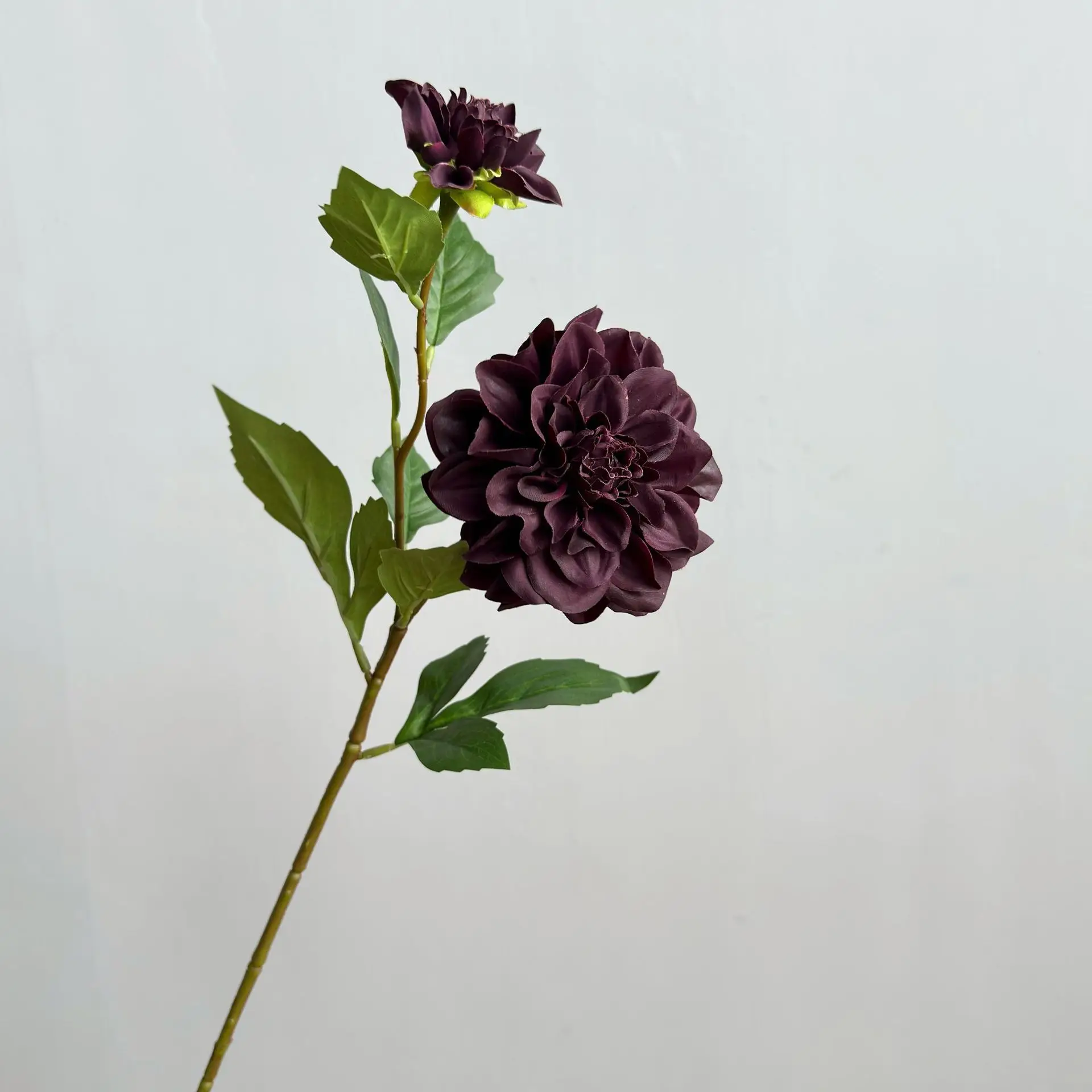 3-teiliges Set mit 2-köpfigen, feuchtigkeitsspendenden Dahlien, künstliche Blumen für die Heimdekoration, künstliche Dahlien, DIY-Brautstrauß, Hochzeitstisch-Blumendekoration – Detail 31