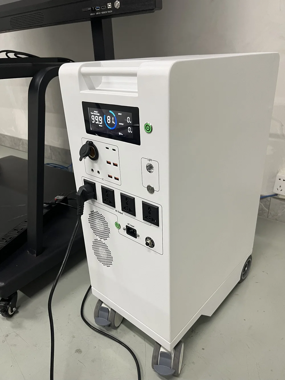 Mobile Energy Storage Generator Power Station All-In-One 48V 51.2V 280Ah 14.3KWH LiFePO4 Battery IP65 CAN Inverter 6.2KW