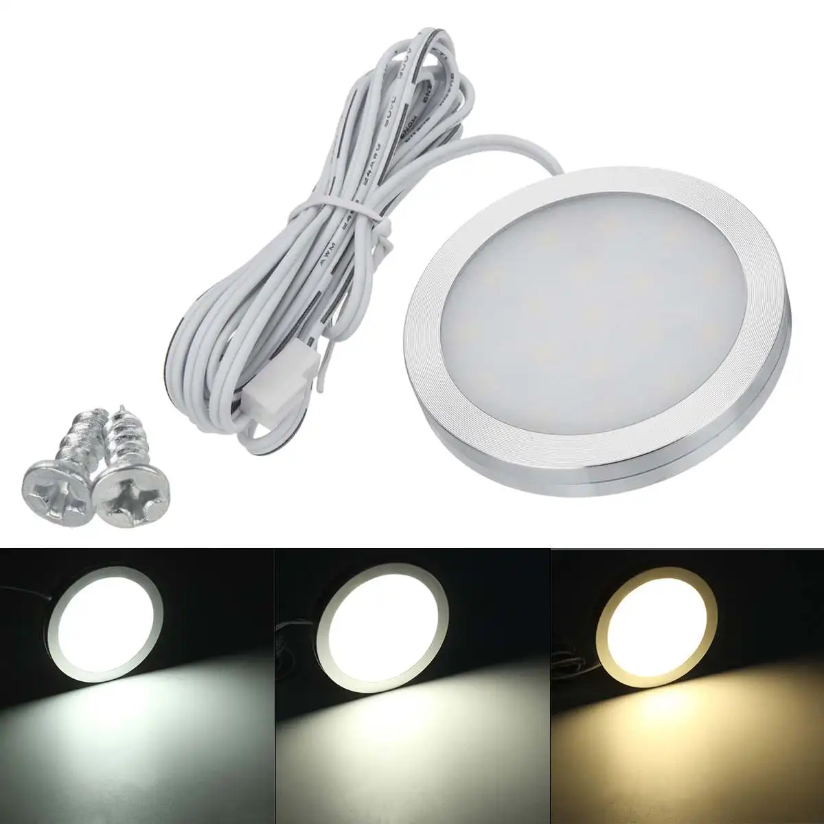 2/4/6/8 Pcs 12V 2.5W 230LM LED Downlight Recessed Ceiling Light Spot Light For Home Caravan Camper Van Motorhome