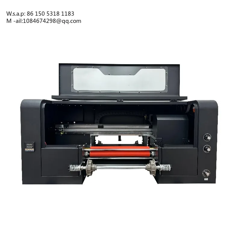 UV DTF Printer A3 12 Inch 2 3 Heads XP600 I3200 Roll to Roll UVDTF UV DTF Sticker Printing Printer with Laminator