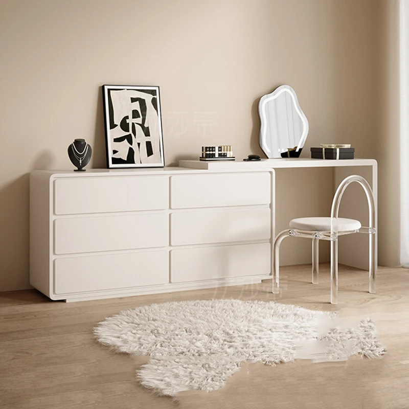

Mobile Bedroom Vanity Table Makeup Mirror Storage Drawers Living Room Modern Dressing Table Luxury Penteadeira Home Furniture
