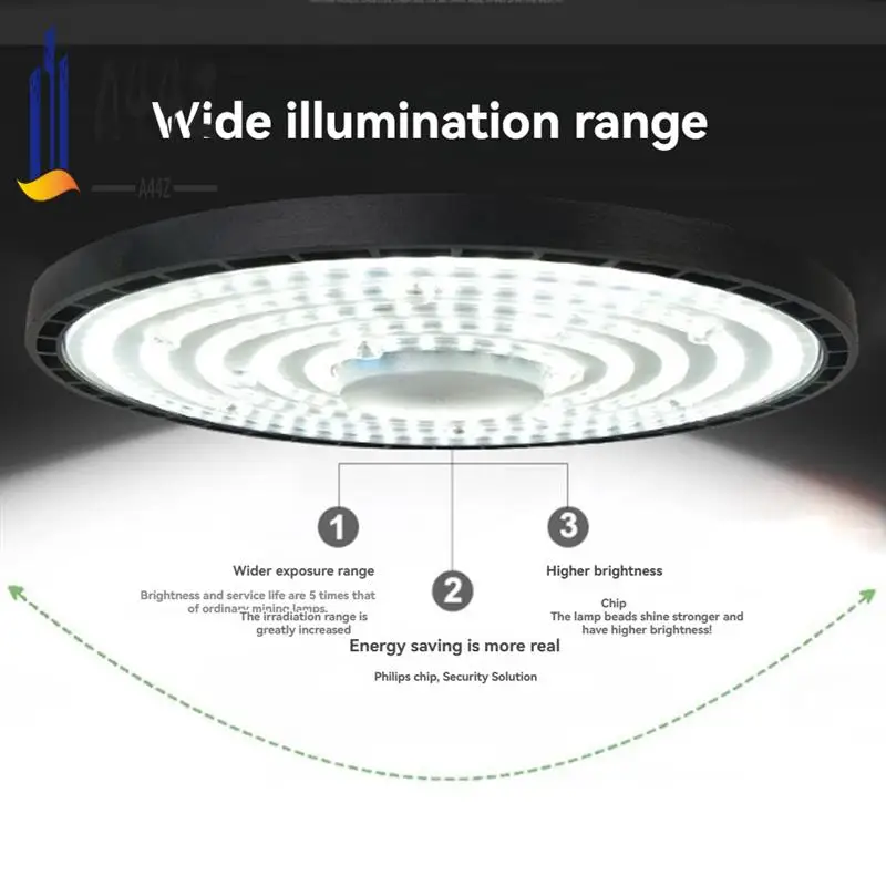 

A44Z-LED 150 Вт High Bay Lights AC175-265V Освещение Подвесное освещение Промышленный рынок Склад Гараж Легка мастерской