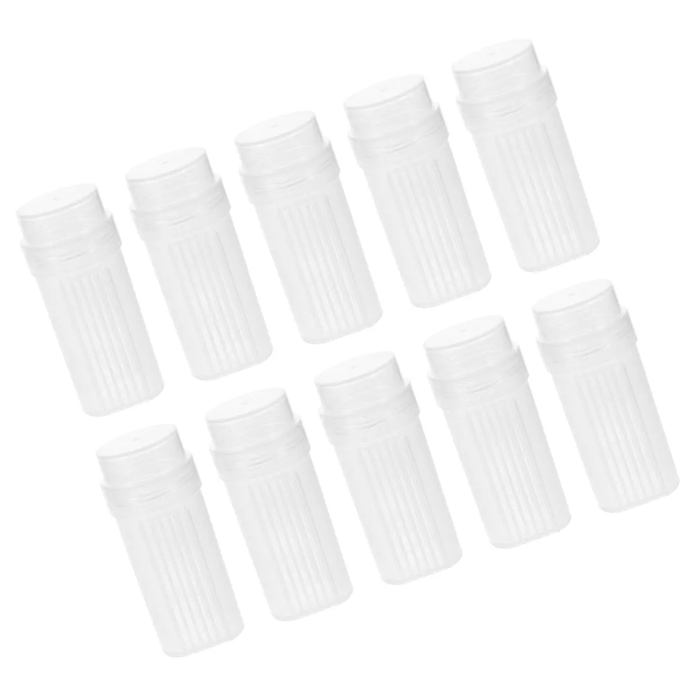 

10Pcs High Clarity Slide Staining Jars Large Capacity Laboratory Staining Container 5-Slide Holder Heat Resistant Stable