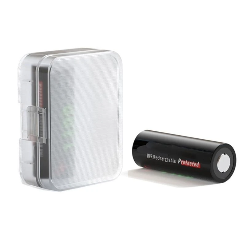 Durability Battery Container for 2pc 18500 Battery Storage Safeguards Your Batteries from Short Circuits Accidental Drop