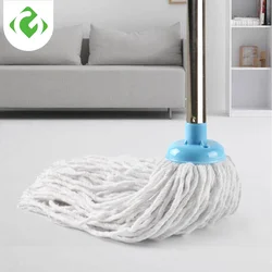 House cleaning tools Cotton thread  Mop Stainless steel Handle Manually Dehydration Mops Circular Household Cleaning mop floor