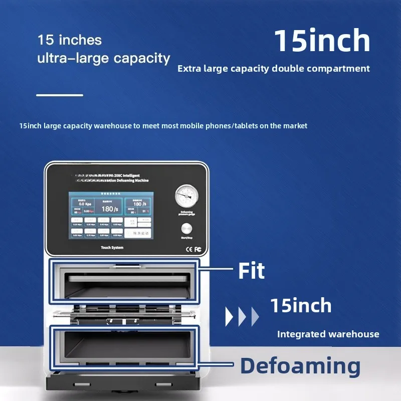 208C New Intelligent Laminating Machine OCA Vacuum Screen Press Machine Mobile Phone Screen Burst Separation Repair Equipment