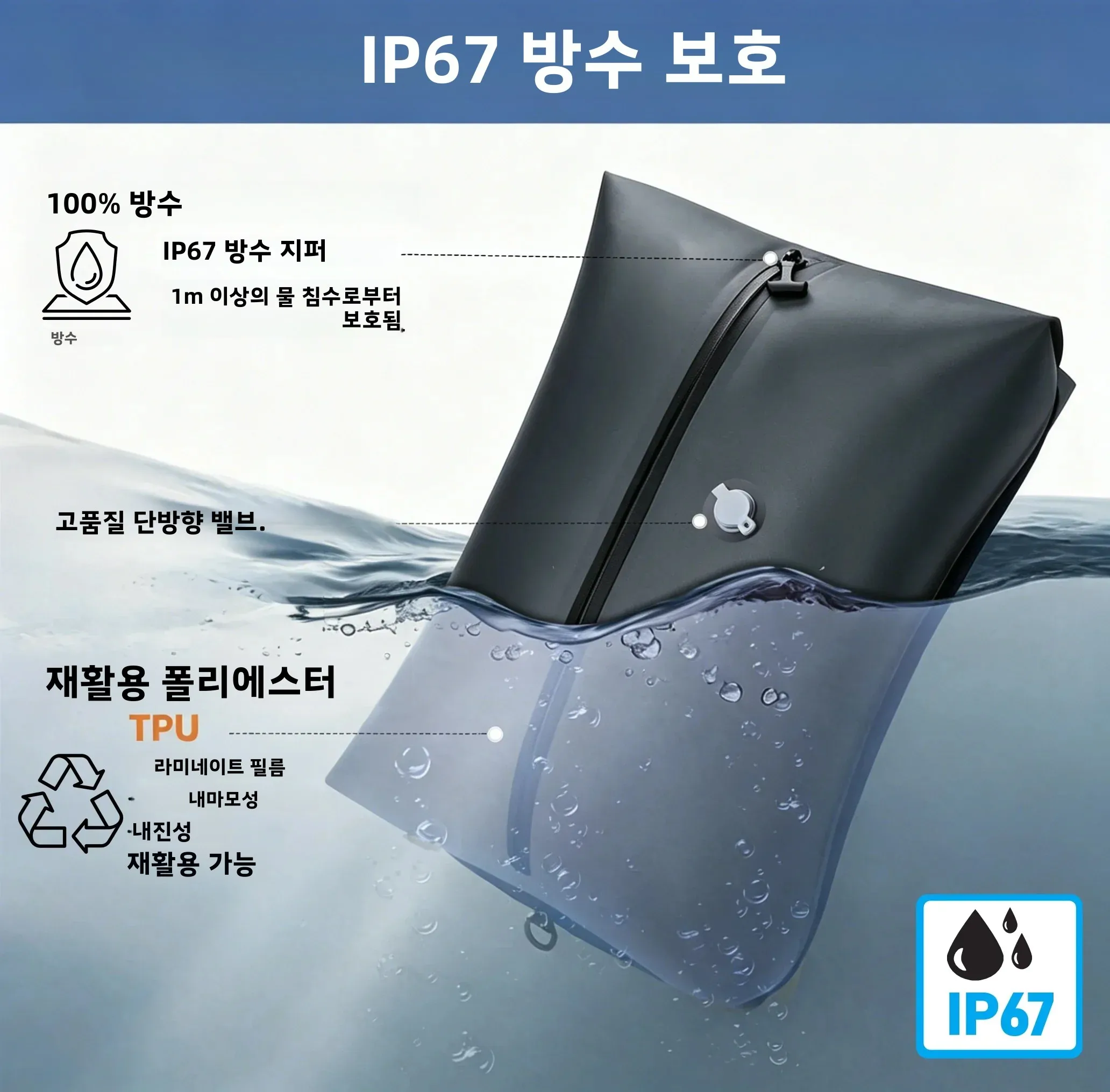 여행용 압축 가방, 방수 진공 보관 가방 (옷, 여행 가방용), 공간 절약 가방 (여행, ... - 2