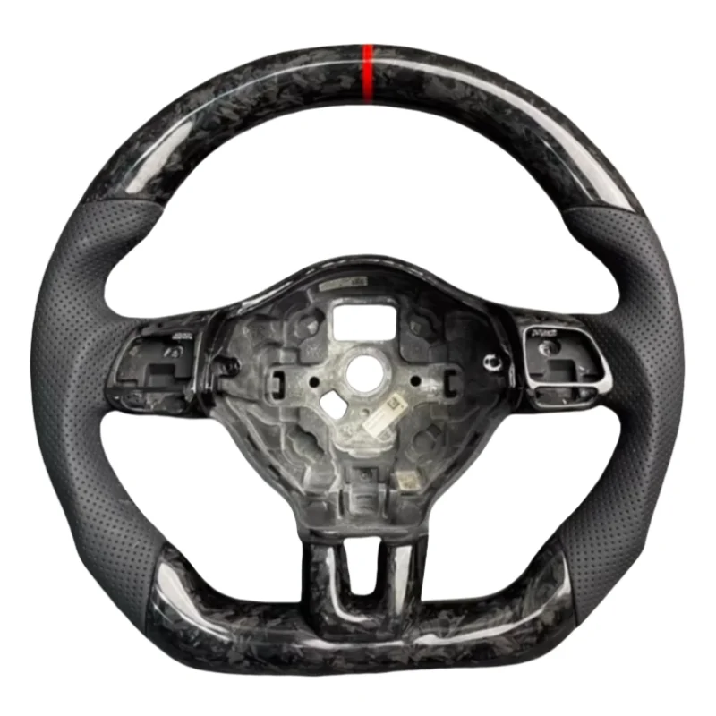 

Специально разработан для Volkswagen Golf MK6 GTI R Scirocco R Line, кованое рулевое колесо из углеродного волокна, модификация интерьера