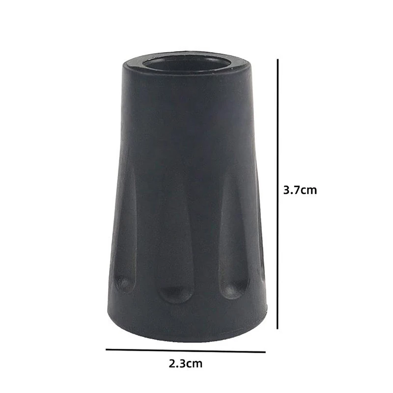 6 Pieces Anti-slip Hiking Poles, Protective Cap, Walking Stick Tip Bottom Pads Climbing Protective Covers Plastic Foot Covers