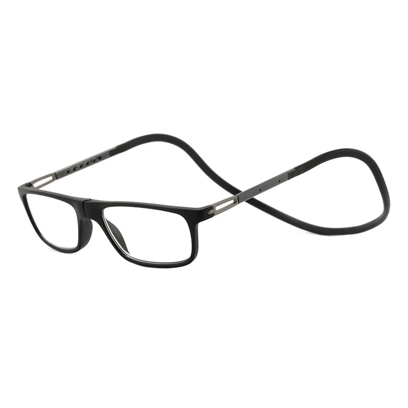 HONKAN.WZ Neue Magnet Hängenden Hals Lesebrille männer Frauen Anti-Blau Licht Tragbare Ultra-licht Brille Platz Presbyopie brille 4