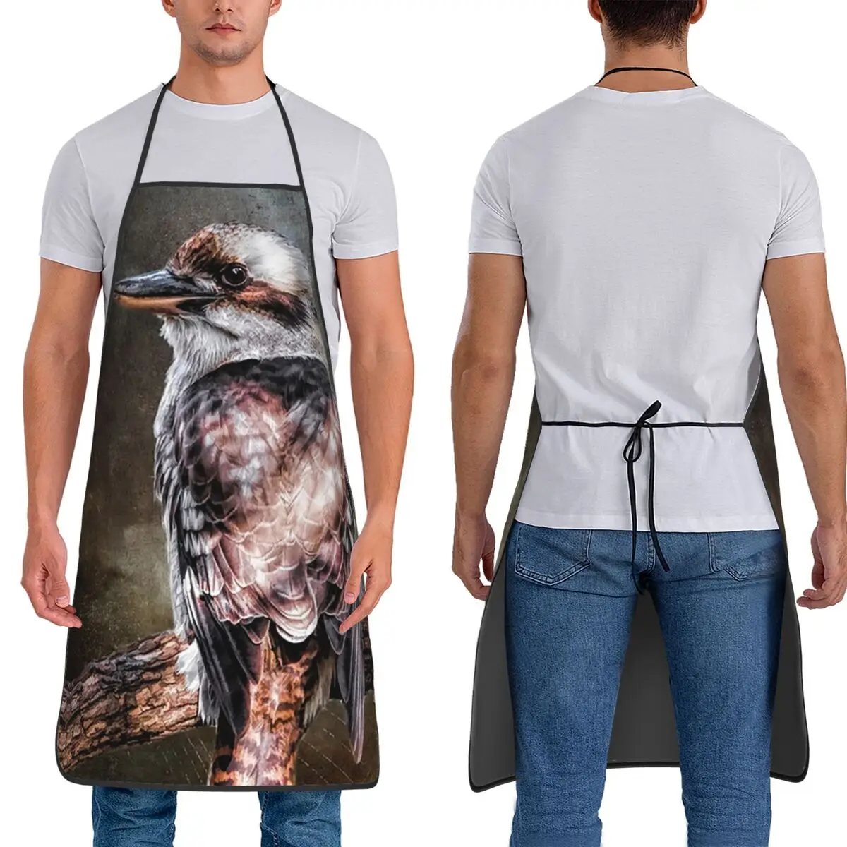 

Kookaburra фартук шеф-повара для приготовления пищи и выпечки Tablier водонепроницаемый нагрудник для чистки кухни фарфор для женщин и мужчин садоводство