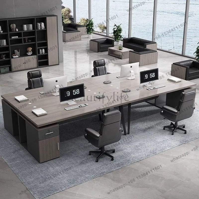 FG irregular unique office desk european aesthetic modern design accent office desk Minimalist escritorio oficina home decoratio