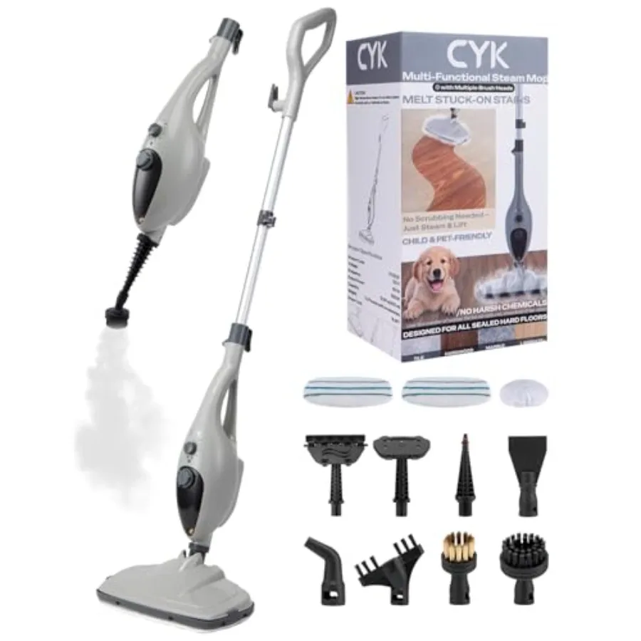 

Steam Mops for Floor Cleaning 12 in 1 Handheld Steam Cleaner for Home Floor Steamer for Hardwood Floors and Tile