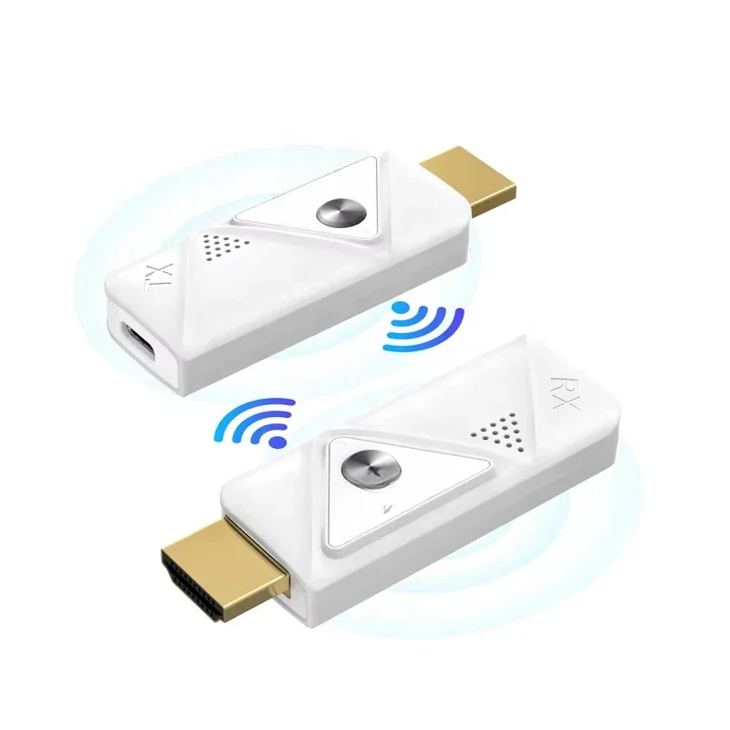 Wireless Transmitter and Receiver Plug and Play 30m/100ft  Portable Wireless MI Extender for Home Theater