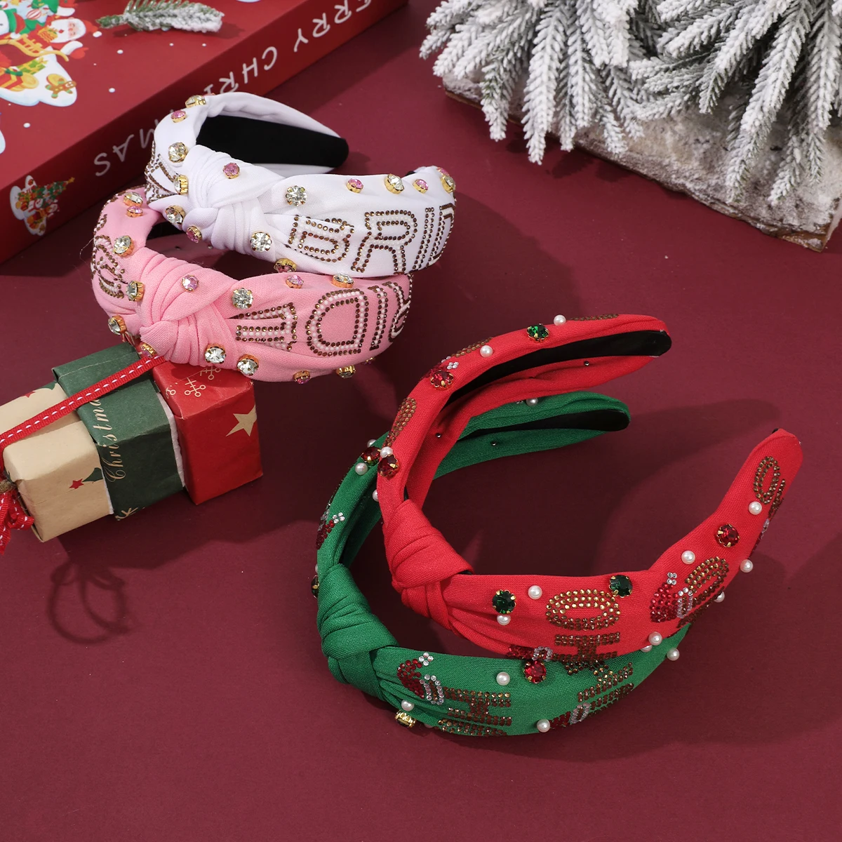 1 قطعة النساء واسعة عقال معقود الشعر الأطواق للفتيات الزفاف الرجعية إكسسوارات الشعر السيدات يؤرخ يشكلون العصابات الشعر Headbands #5