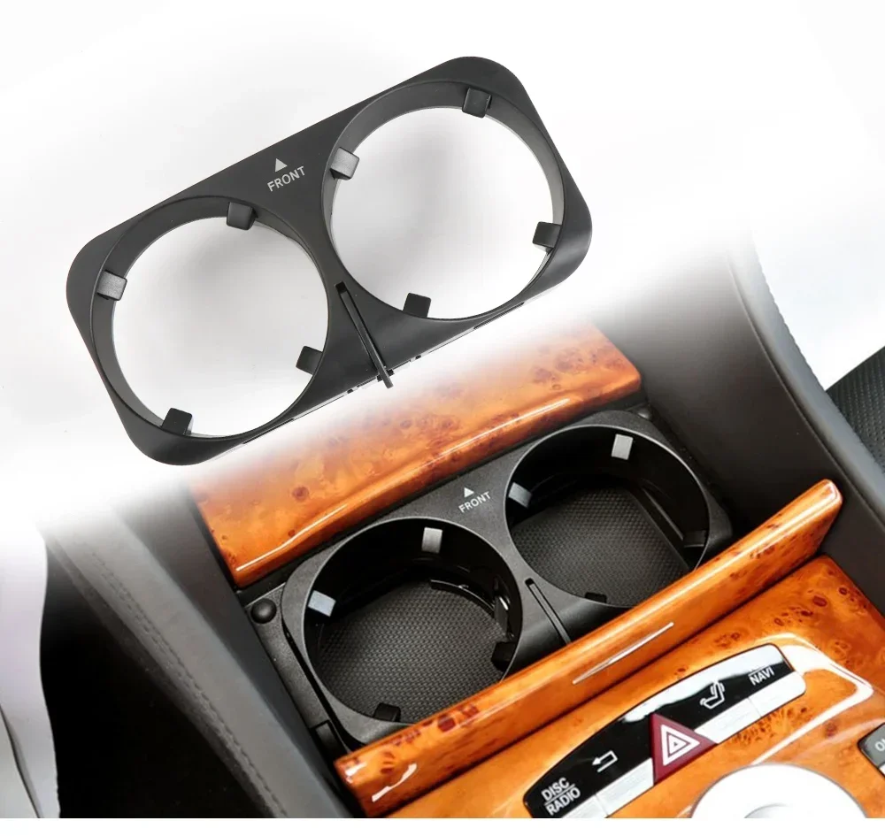 Auto Mittel konsole Wasser Getränke becher halter Inlay Abdeckplatte für Mercedes Benz Klasse W221 2014-2017 s300 s350 s400 s450 s500 – Detail 1