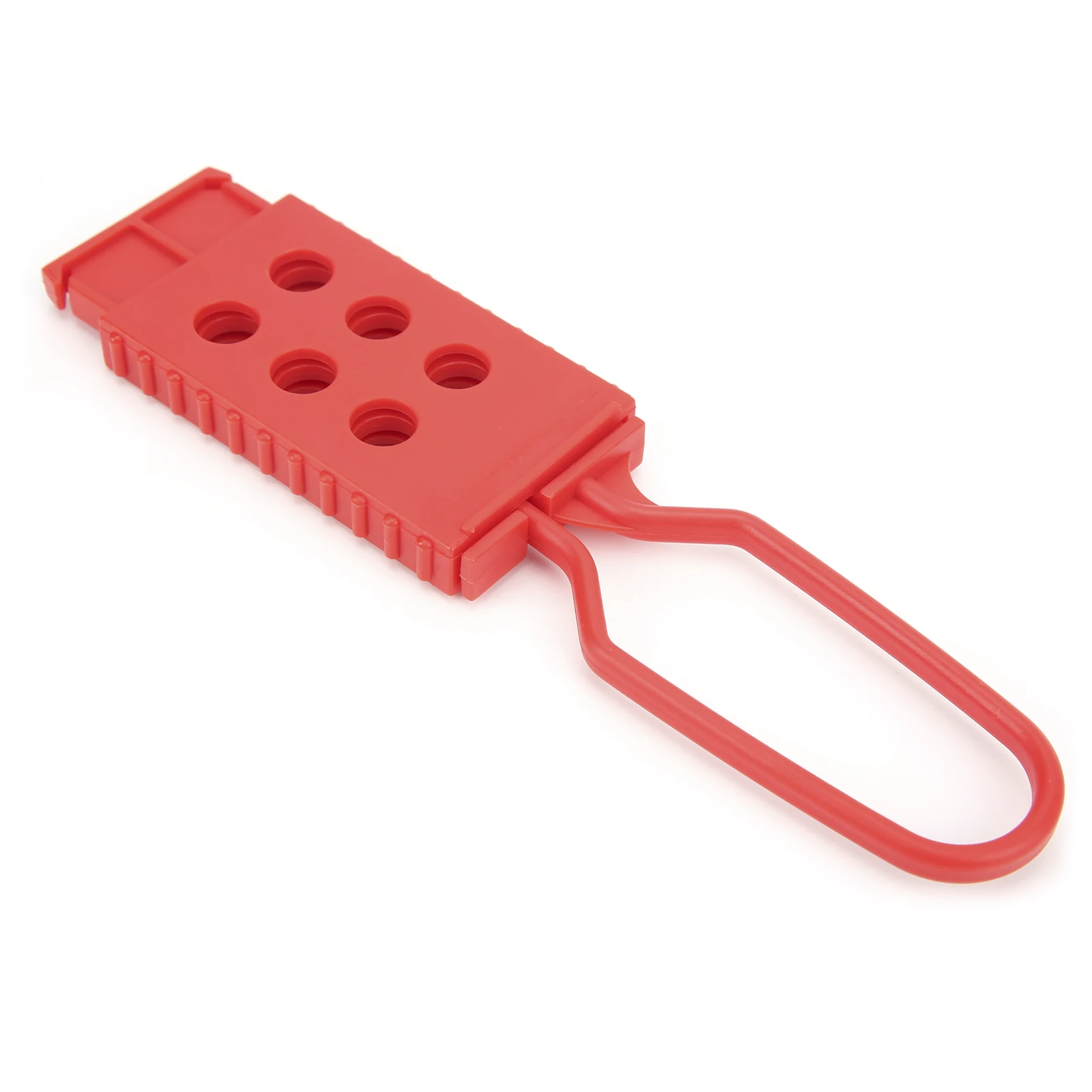 

10PCS Safety Lockout Hasp 6‑Hole Insulating Nylon for Industrial Equipment Maintenance