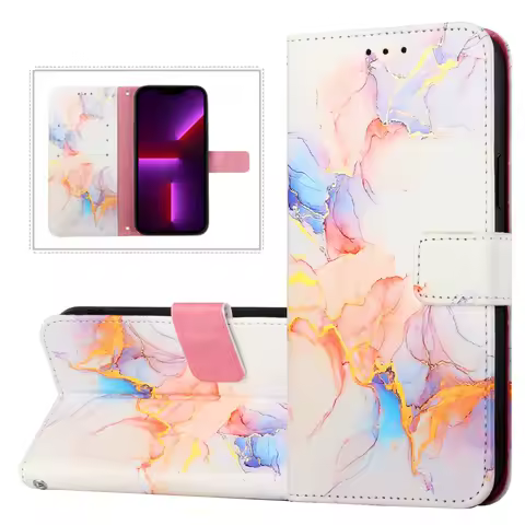 Case For Samsung Galaxy S25 Edge A25E S24 S23 S22 S21 S20 S10 S9 Ultra Plus FE Marble Pattern New Insertion Phone Cover