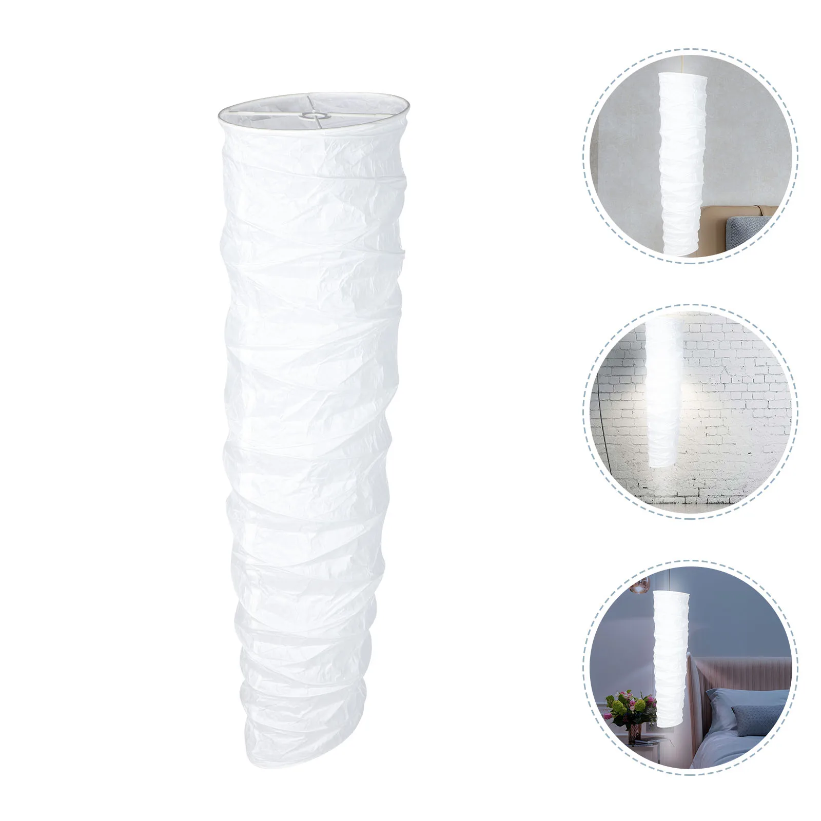 

Скандинавский минималистичный абажур для торшера, бумажная крышка, диффузор белого света для дома, пыленепроницаемые сменные абажуры, освещение