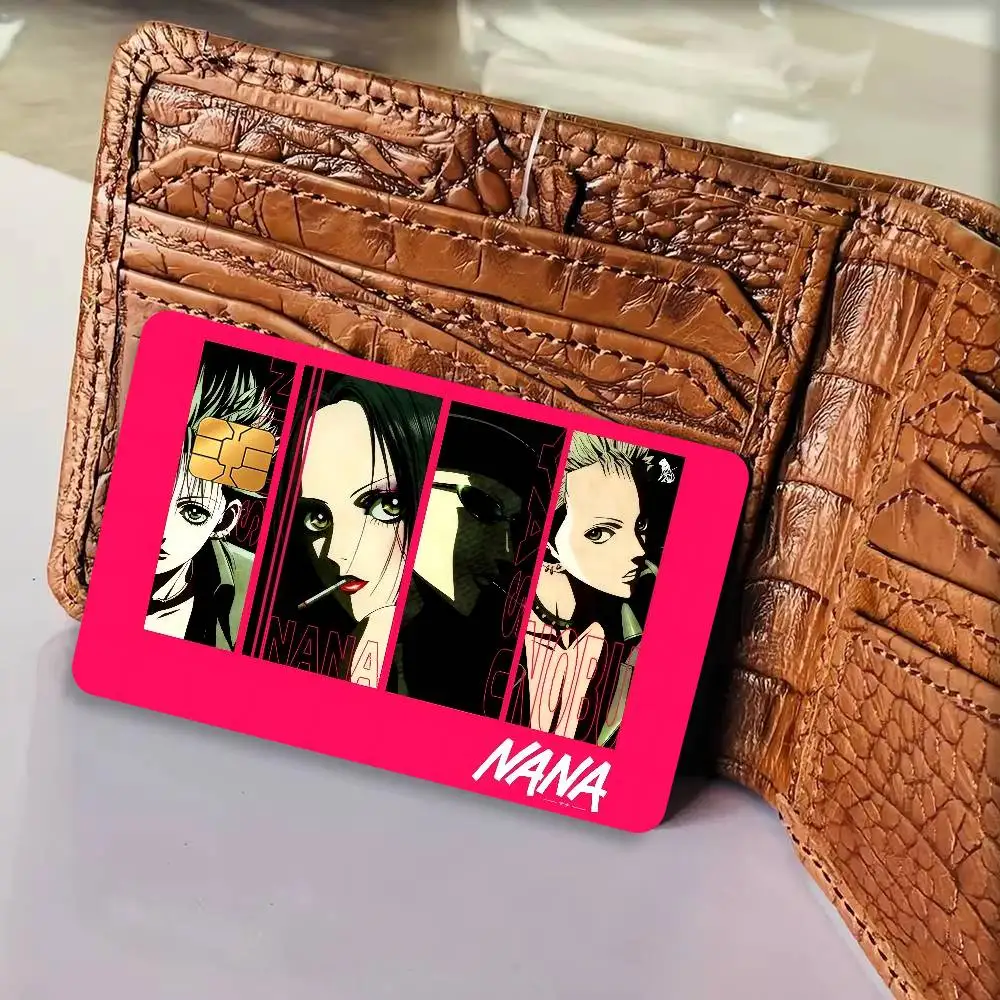 Japanese Classic Anime NANA    Anmie 4pcs 1Set Sticker Film Skin Cover for Credit Card Debit Bank Card Front