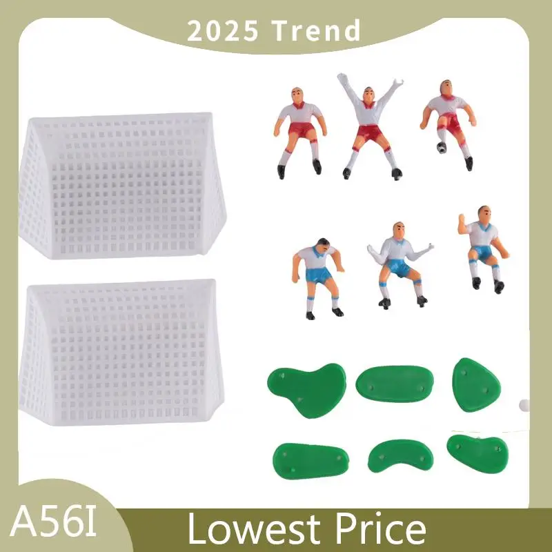 ABDD 8PCS Soccer Football Cake Topper Player Decoration Tool Birthday Mold Mould Set