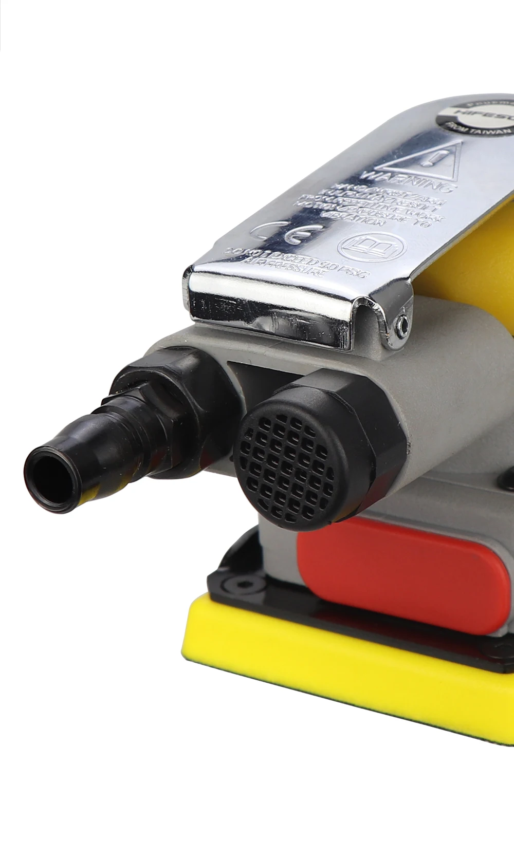 HIFESON Grindering Machine Car Air Sander Polisher With 20Pcs Sandpaper Pneumatic Cars Polishing Grinder Tool Square 70*100mm