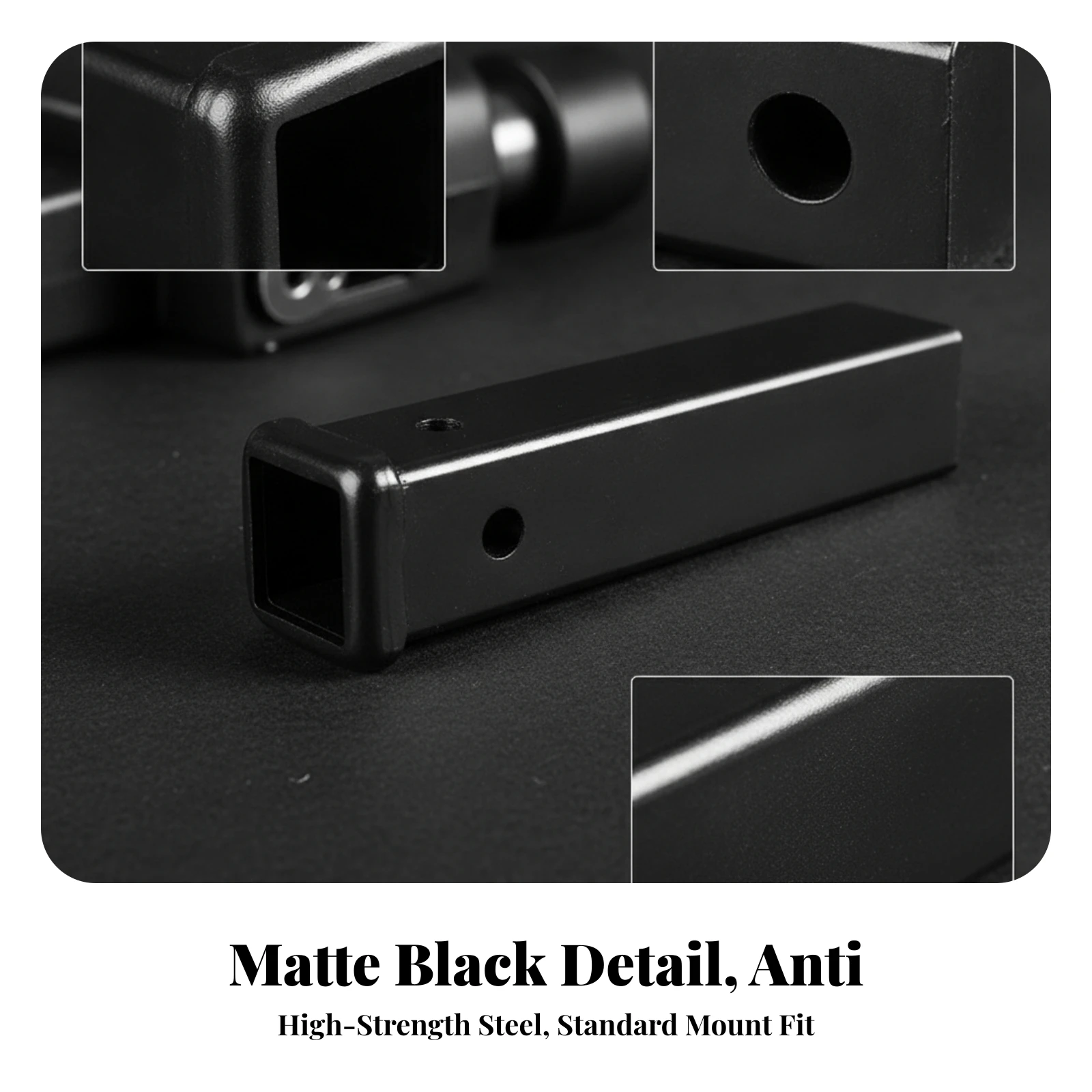 Weld-on Hitch Receiver Standard Weld-on Receiver Tube Hardware Universal Versatile for Fabricators, RV Towing