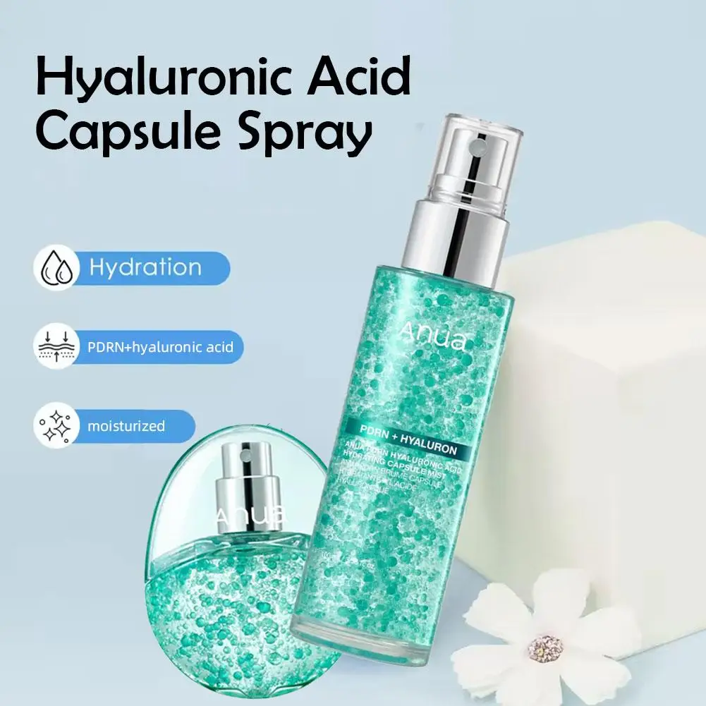 

PDRN Collagen Glow Facial Serum Spray,Hydrating Face Mist,Hyaluronic Acid Radiant Essence Korean Firming Beauty Face Care