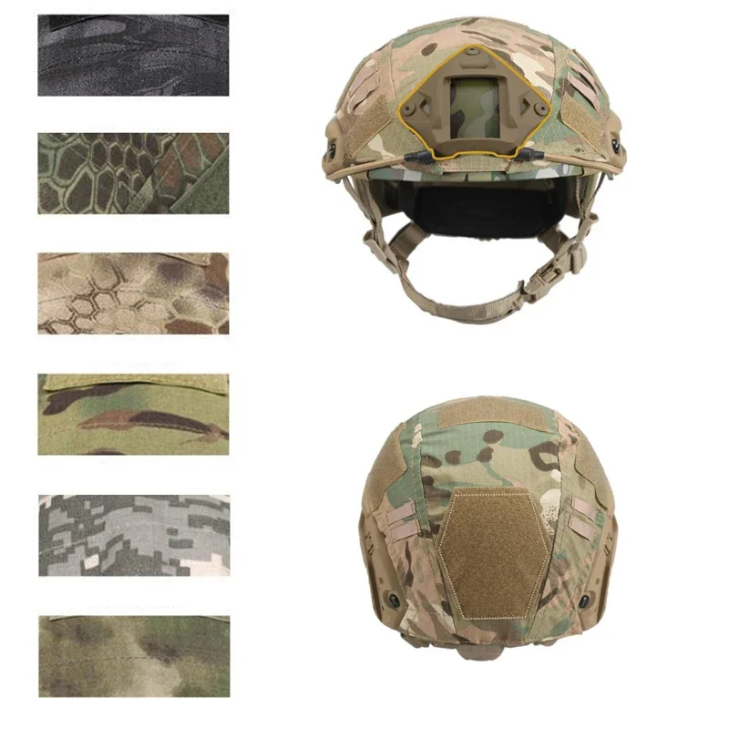 Airsoft Hunting Tactical Military Combat CS Wargame Outdoor Sport Multicam Helmet Cover For Ops-Core PJ/BJ/MH Type Fast Helmet