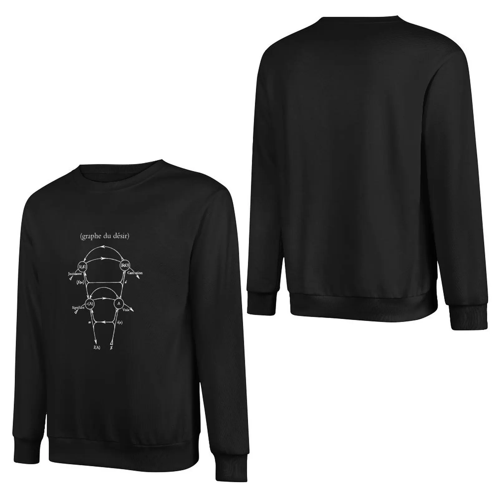 Lacan's Graph of Desire Pullover Hoodie hooded shirt men's sweat-shirt set sports sweatshirt man