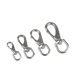 Brand New 304 Stainless Steel Swivel Snap Hook for Flagpole Rope Flag Pole Clips, Diving Clips Spring Hooks,Keychains,Boat Ropes