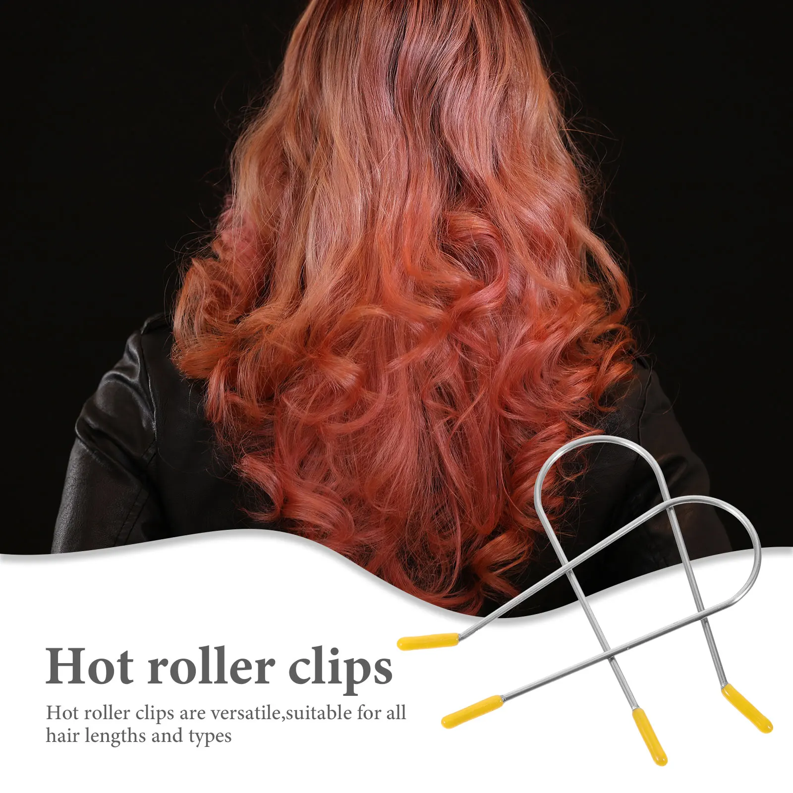 

20Pcs Hair Curler Clips Sturdy Reusable Hot Roller Clamp Replacement for Voluminous Waves and Curls Hot Roller Clips