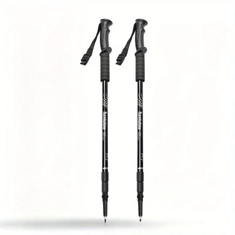 

Portable Telescopic Trekking Pole - Adjustable Hiking Sticks with Comfort-Grip Rubber Handles，Twist Mechanism,Aluminum Alloy