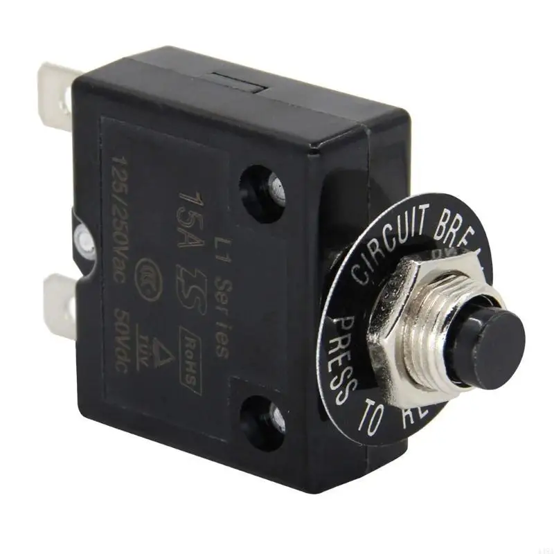 Easy Installion 15A Circuit Breakers With Manual Resets for Various Applications 448A