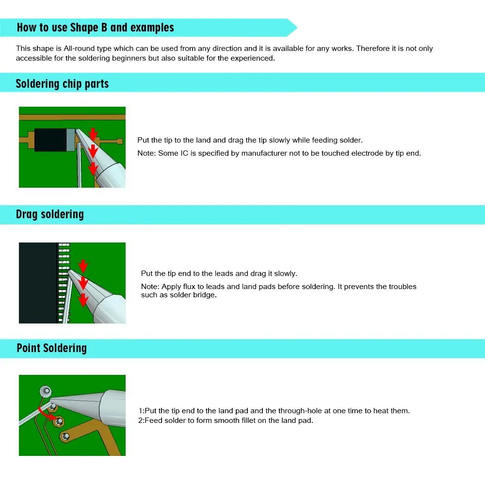 Punte per saldatore A11E-10 pezzi 900M-T argento