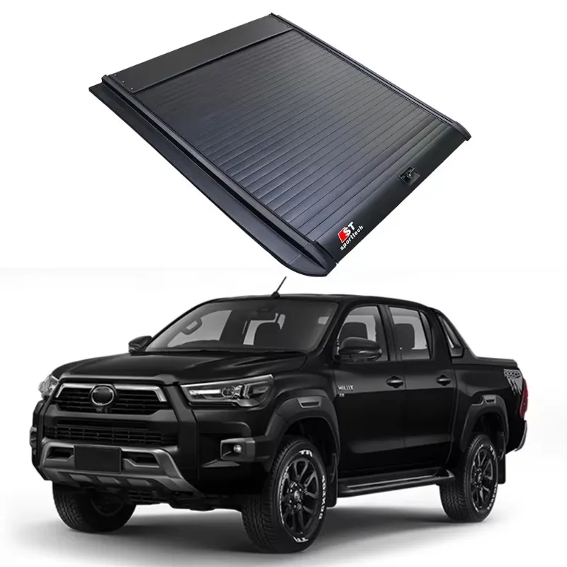 

Chinese Manufacture Tonneau Cover Waterproof Hard Aluminum Bed Cover for 2020 Hilux Revo/Rocco Tray Cover