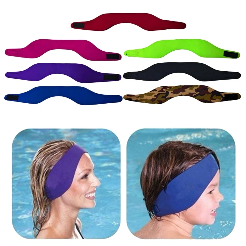 Swimming Ear Covers Neoprene Swimming Headbands Sports Sweatband for Bathing GXMF