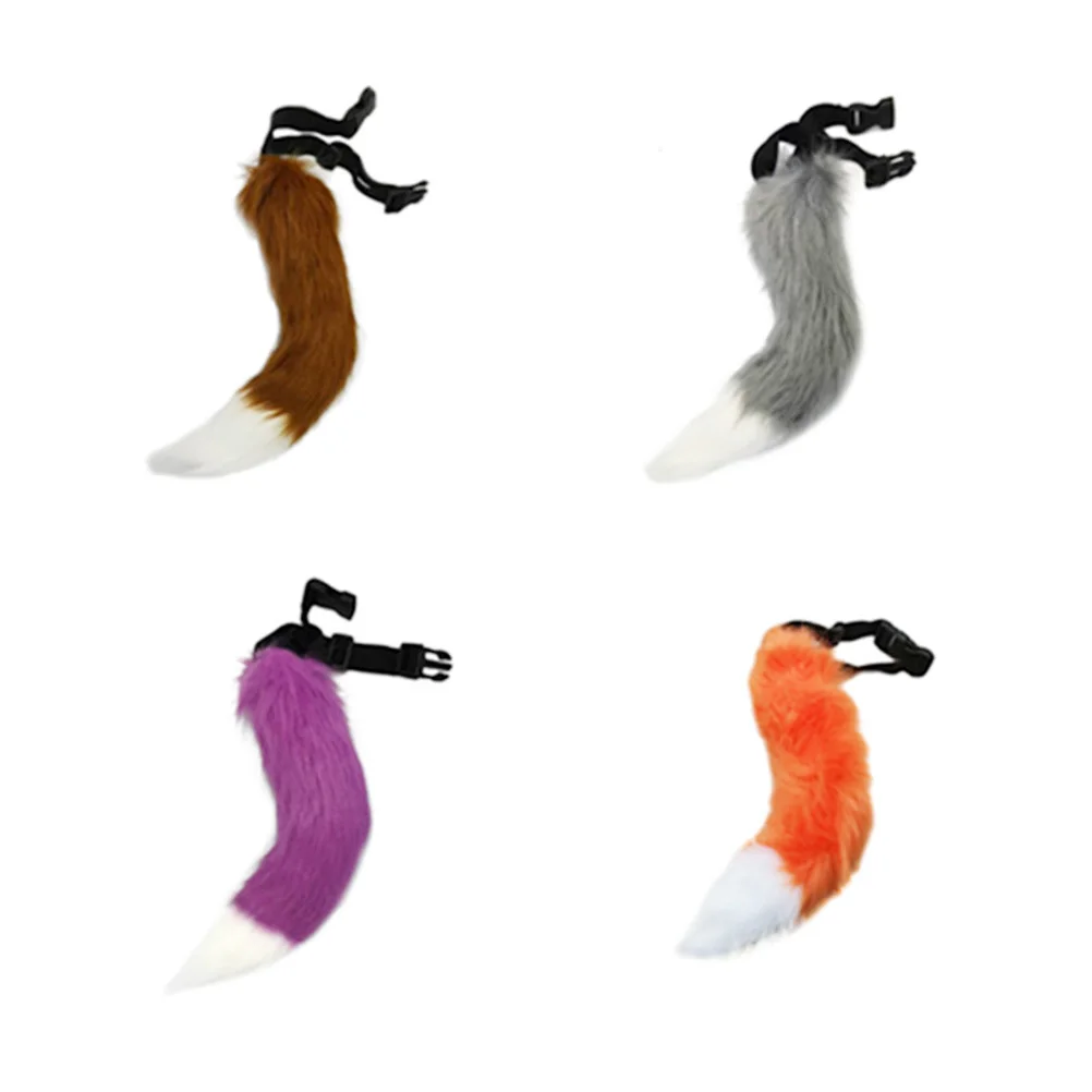 

1pc Faux Fox Adjustable Strap Cosplay Costume For Party Costume Tail Festival Animal Role Play Accessory Outfit Suit
