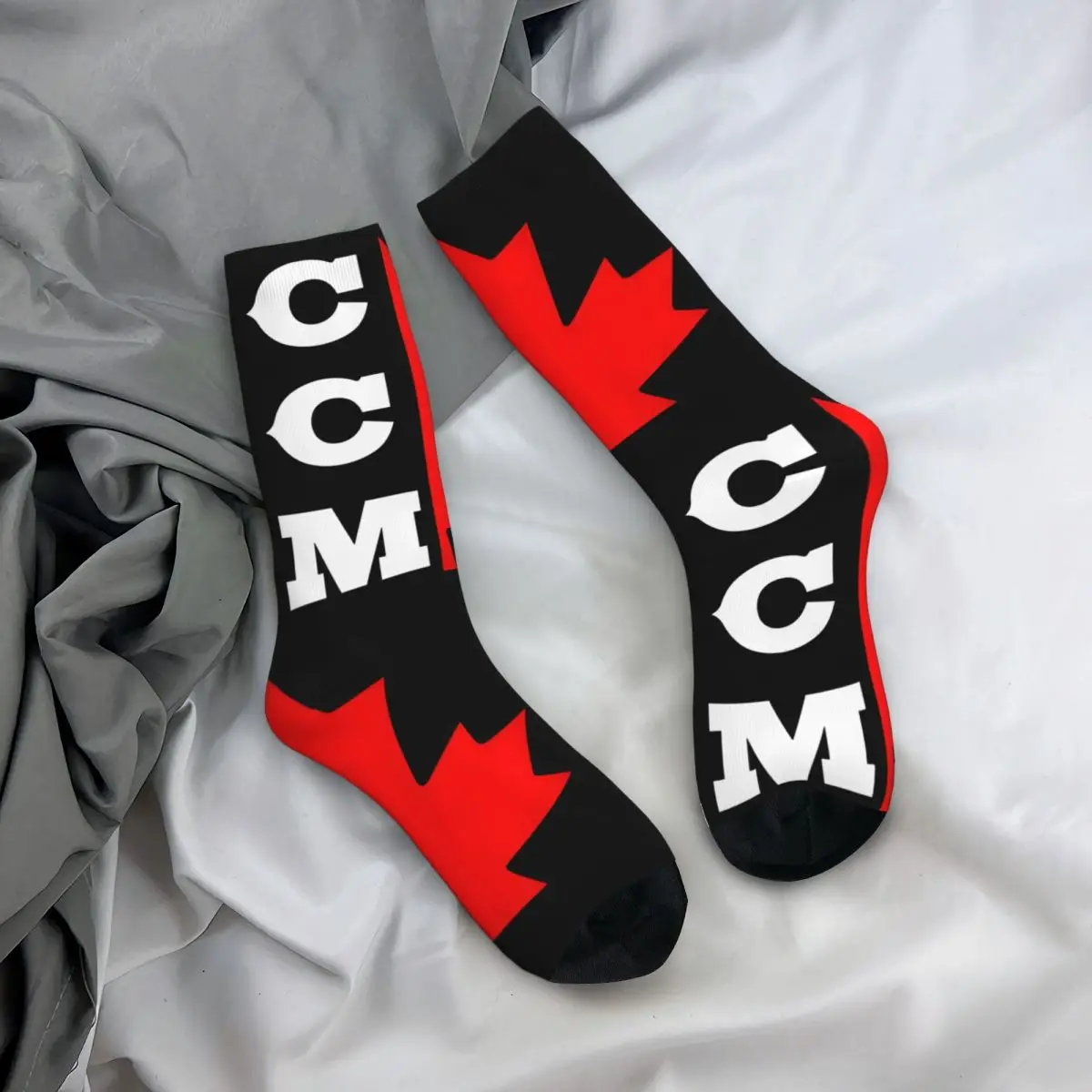 Funny Crazy compression Awesome Sock for Men Hip Hop Harajuku CCM hockey Happy Quality Pattern Printed Boys Crew Sock Novelty