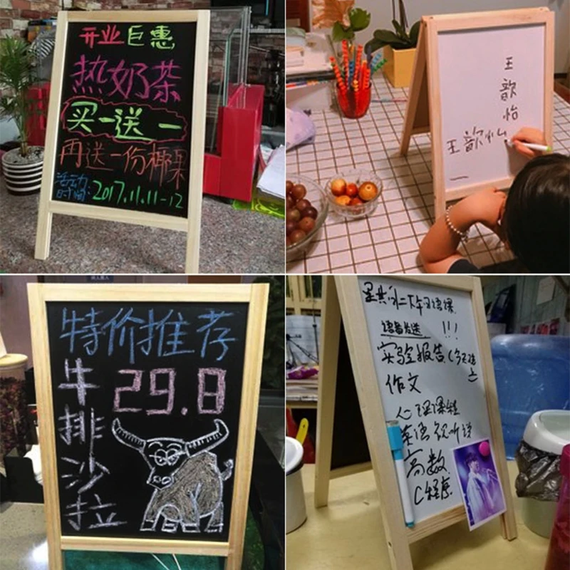 Настольная мини-доска с двойным мольбертом