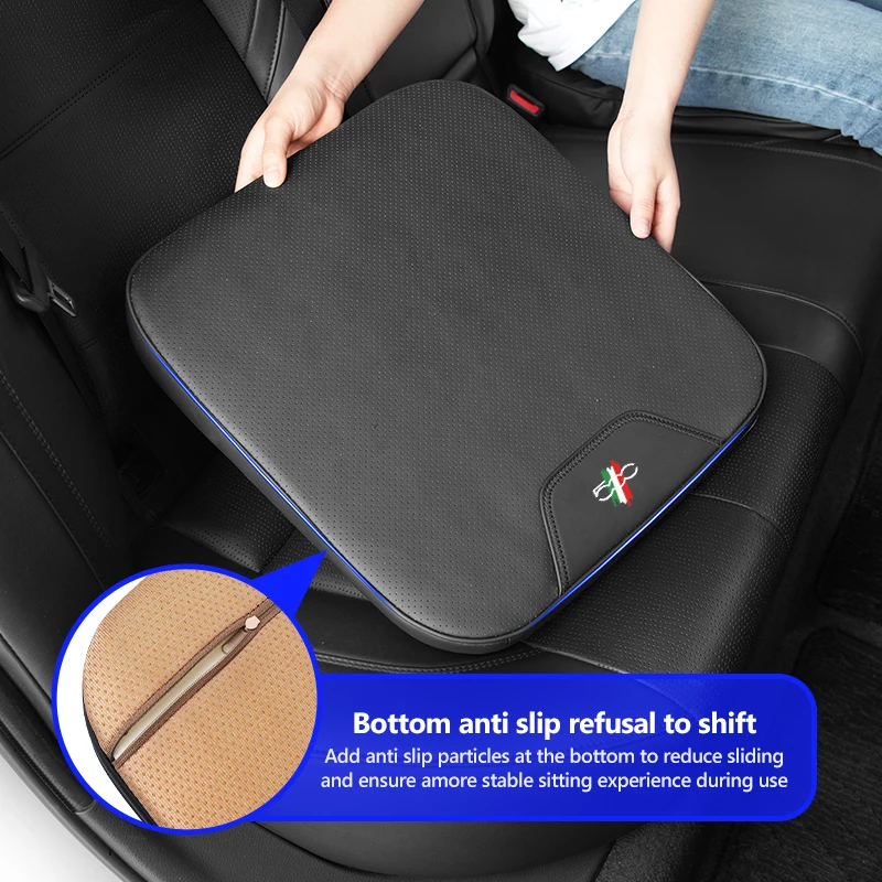 Car Seat Cushion Slow Rebound Support Ergonomic Prolonged Sitting For Fiat For 500 595 500 695 500C 5CC 695C