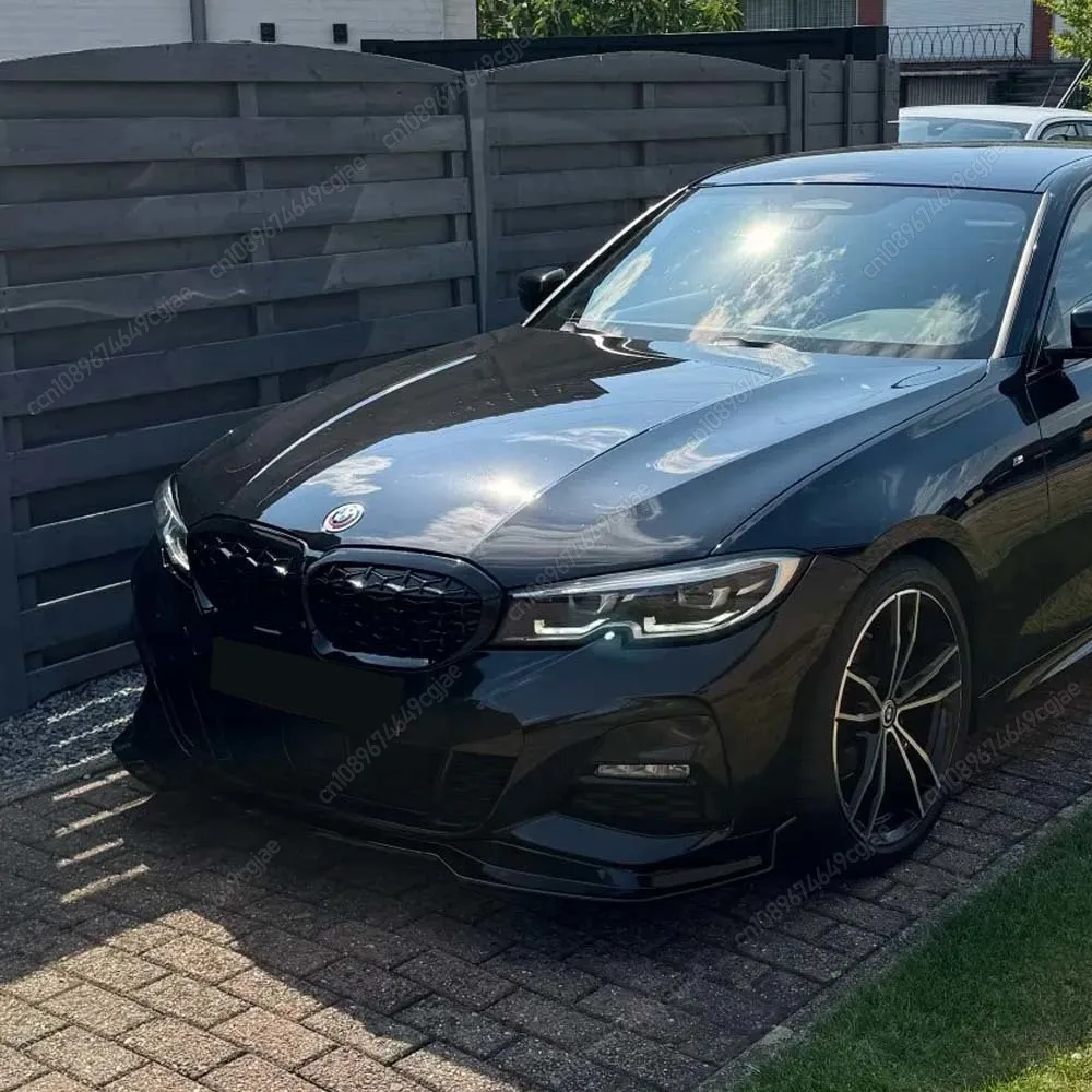 Для BMW G20 G21 M-Pack 320i 330i M340i xDrive 2019-2022 ABS комплект кузова автомобиля передний бампер губный сплиттер спойлер диффузор защита тюнинг