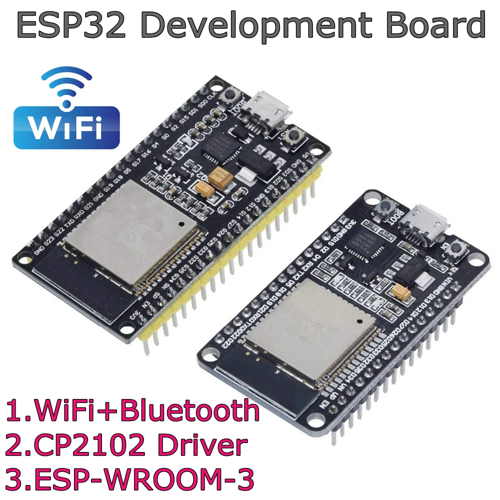 ESP-32S ESP-WROOM-32 ESP32 ESP-32 Bluetooth and WIFI Dual Core CPU with Low Power Consumption MCU ESP-32 for arduino