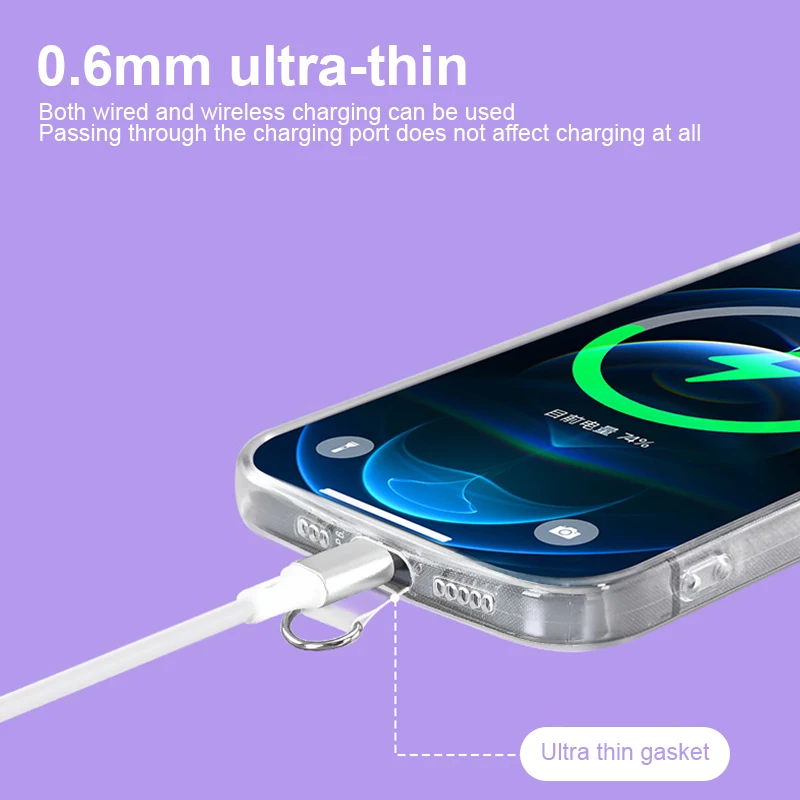 Telefon Lanyard Tabs Universal Telefon Tether Patches Transparente TPU Ersatz Dichtungen für Telefon Zurück Fall Lanyard Pads Clips