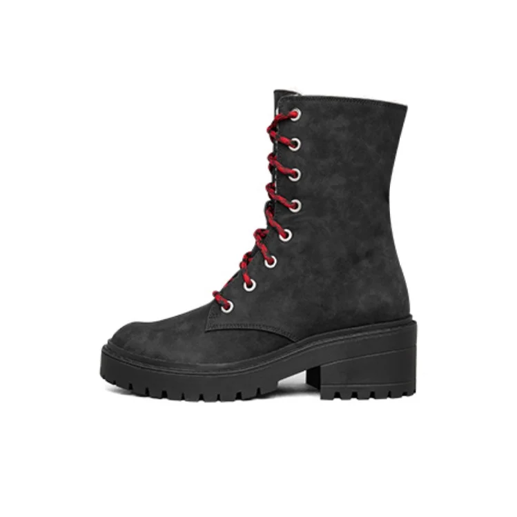 Skechers Short Combat Boots Women's 167059-BKNT