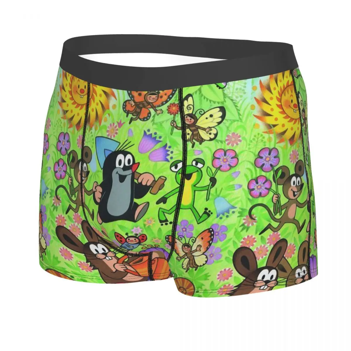 Krtek Little Maulwurf Man's Underpants, Highly Breathable printing High Quality Birthday Gifts